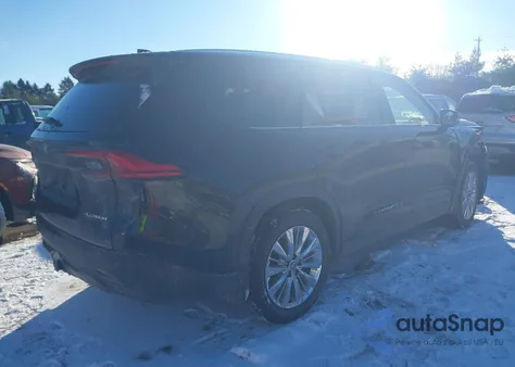 2024 Toyota Grand Highlander Platinum z USA, uszkodzony, nr VIN 5TDAAAB5XRS059941